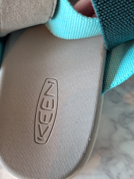 Keen Women's Teal and Black Strap Sandals - Picture 2 of 2